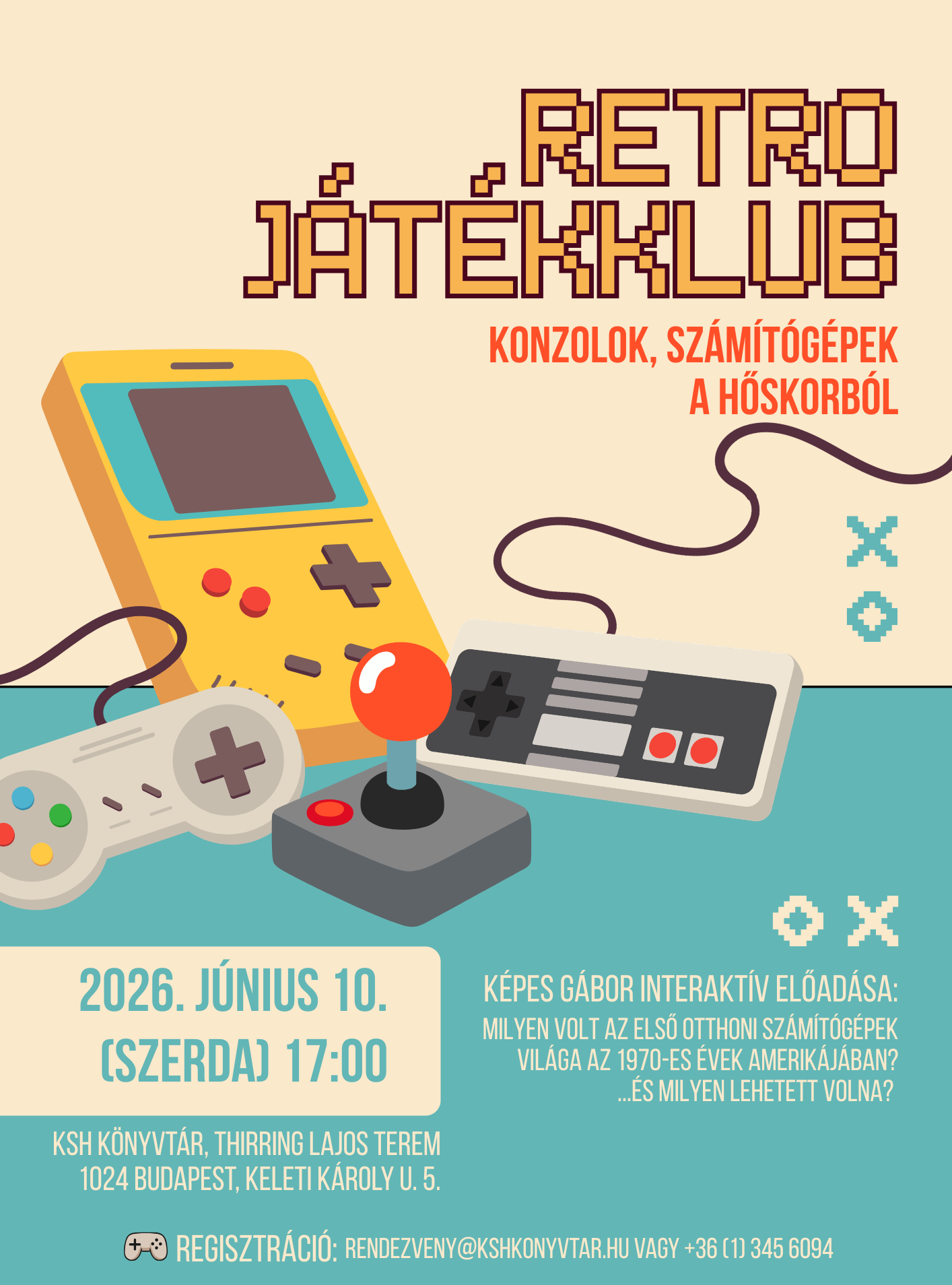 Retro játékklub – Konzolok, Számítógépek a Hőskorból