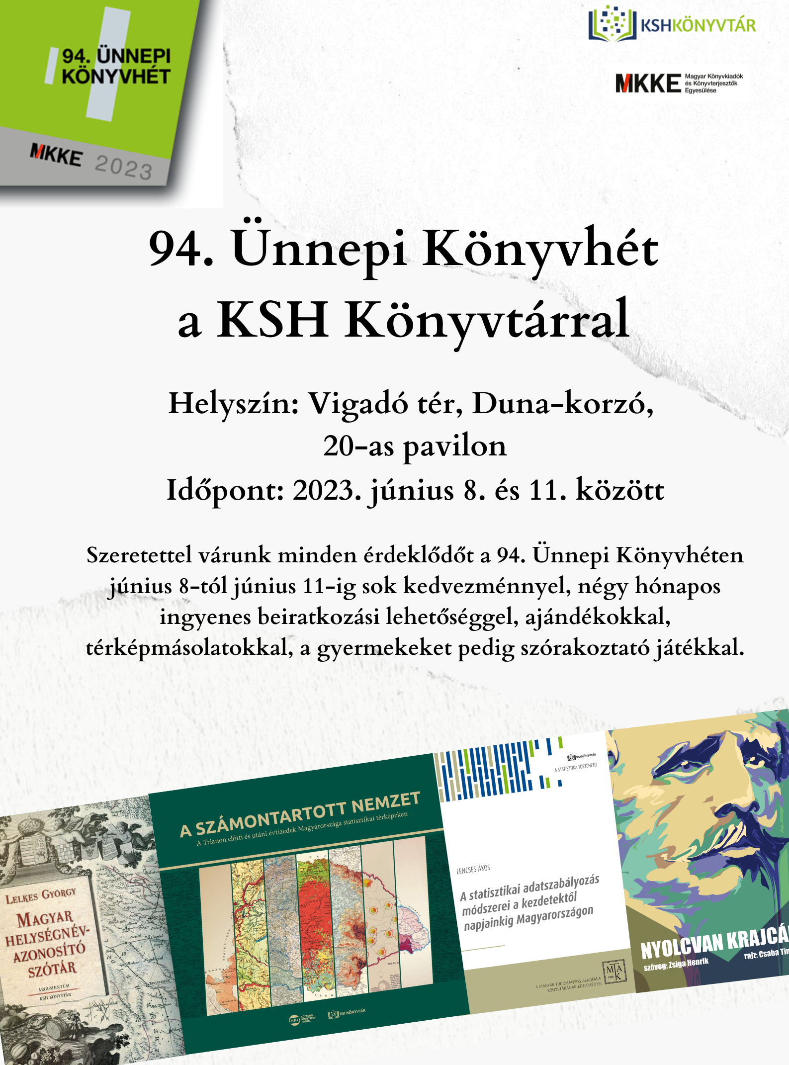 94. Ünnepi Könyvhét a KSH Könyvtárral