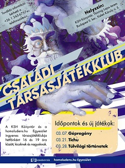 A márciusi társasjátékklub témái