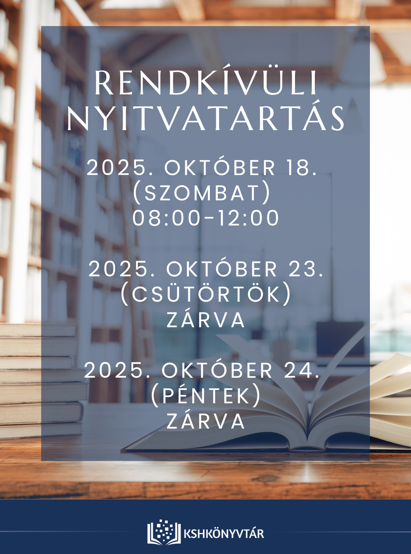 Rendkívüli nyitvatartás